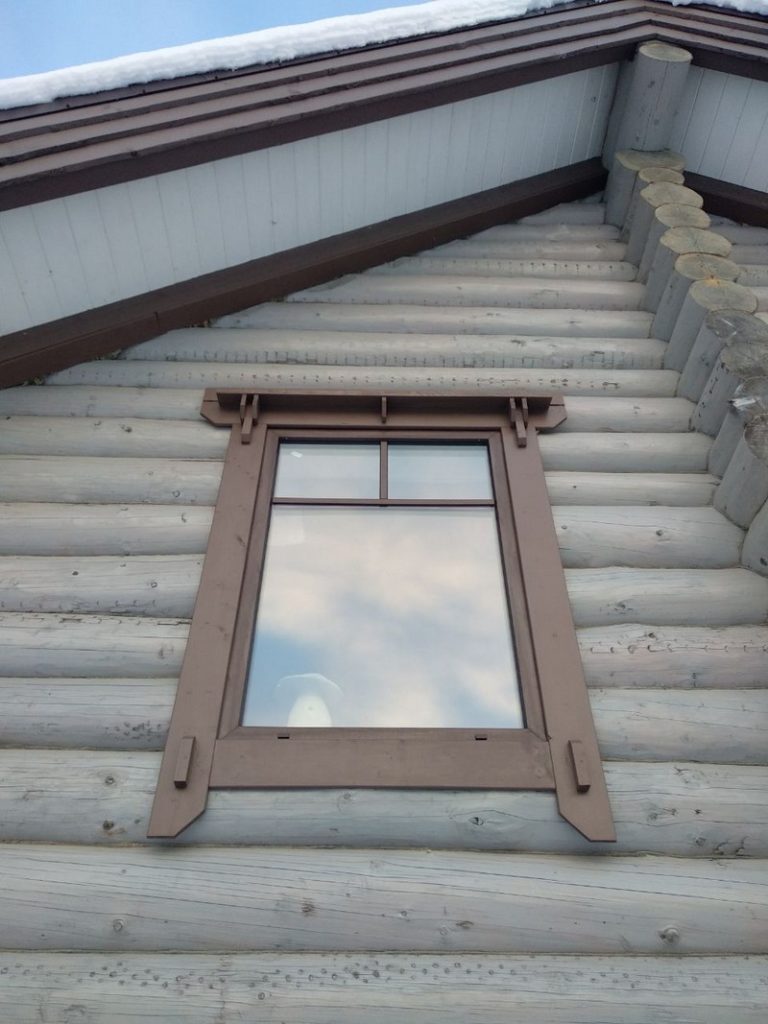 Окна для загородного дома в Васкелово
