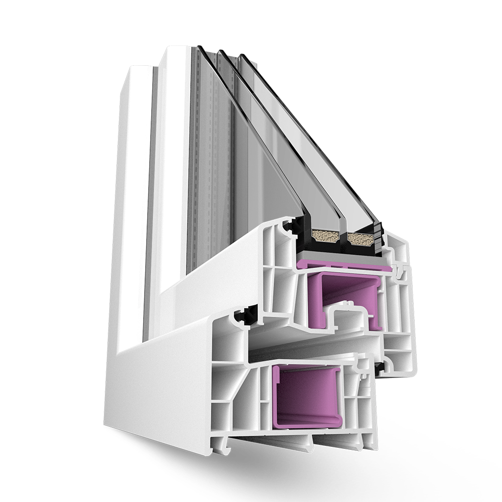 Профиль тепла. Профиль Rehau Intelio 80. Профиль Интелио 80 Рехау. ПВХ профиль Rehau Intelio 80. Окна Rehau Intelio 80.